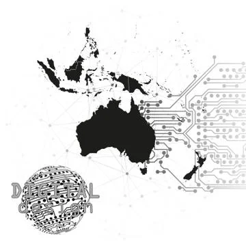 Molecule structure, gray background for communication, vector illustration イラスト素材