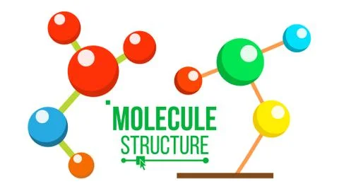 Molecule Structure Icon Vector. Dna Symbol. Medicine, Science, Chemistry Illustrazione stock