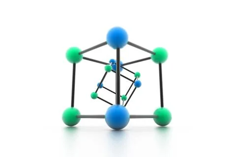 Molecule structure. イラスト素材
