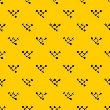 Molecule structure pattern Illustrazione stock