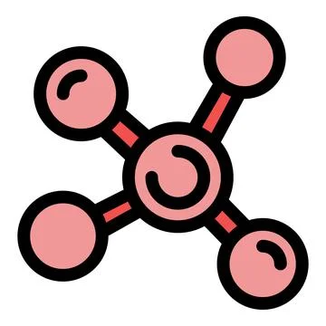 Molecule structure representing chemical bonds and scientific research 스톡 일러스트