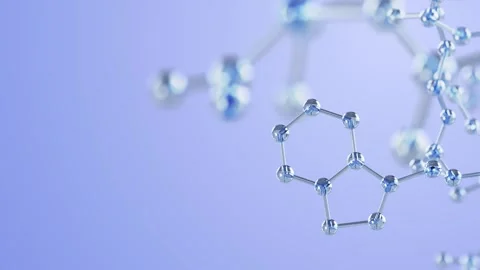 Molecule Structure Scientific Background 스톡 동영상 344916397