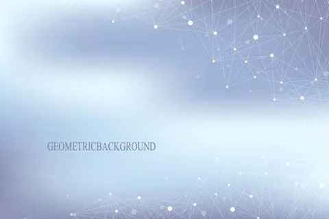 Molecule structure. Technology concept background. Vector illustration Stock Illustration