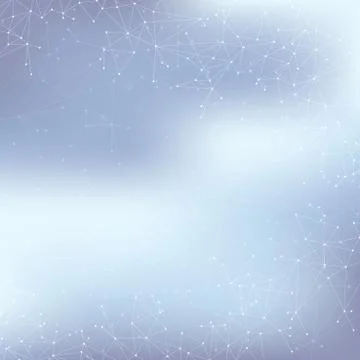 Molecule structure. Technology concept background. Vector illustration Stock Illustration
