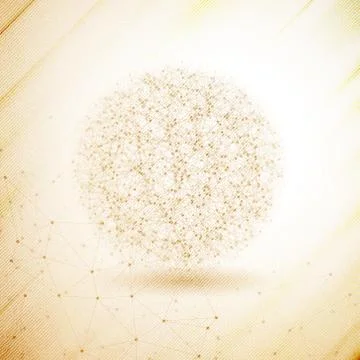 Molecule structure, wooden design background, vector illustration イラスト素材