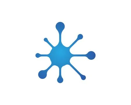 Molecule symbol logo template vector illustration design イラスト素材