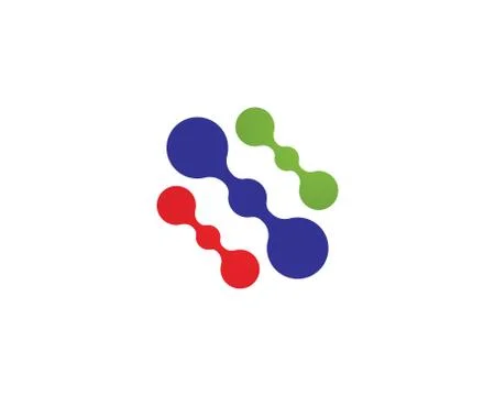 Molecule symbol logo template vector illustration design Stock Illustration