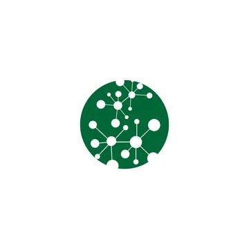 Molecule symbol logo template vector illustration design Иллюстрация