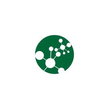 Molecule symbol logo template vector illustration design Stock Illustration