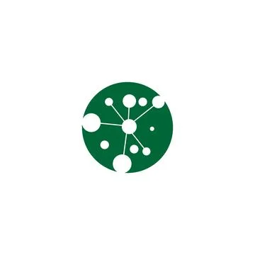 Molecule symbol logo template vector illustration design Stock Illustration