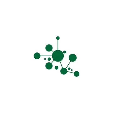 Molecule symbol logo template vector illustration design Stock Illustration