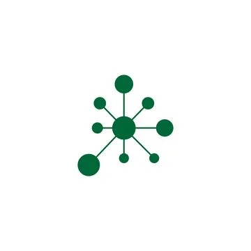 Molecule symbol logo template vector illustration design Stock Illustration