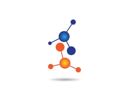 Molecule vector icon Stock Illustration