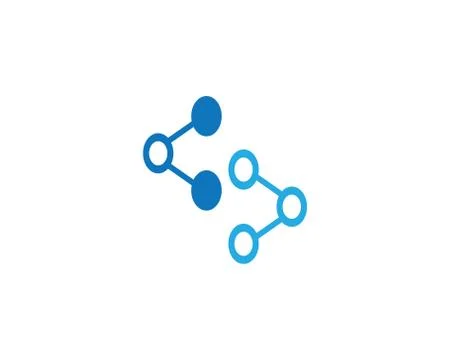 Molecule vector icon illustration design Stock Illustration