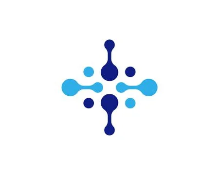 Molecule vector illustration design 스톡 일러스트