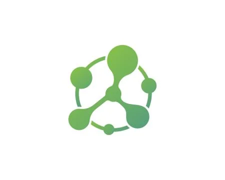 Molecule vector illustration design Stock Illustration