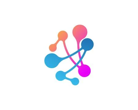 Molecule vector illustration design Stock Illustration