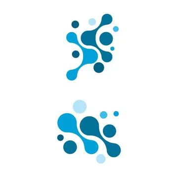 Molecule vector illustration design 스톡 일러스트