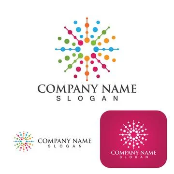 Molecule vector illustration design 스톡 일러스트