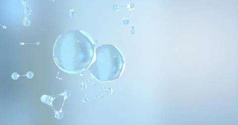 Molecules and atoms イラスト素材