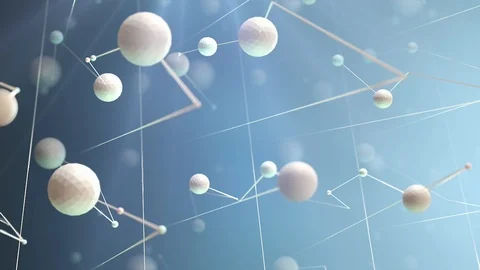 Molecules and structure Stock Footage 91702252