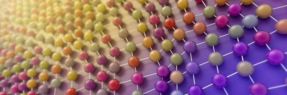 Molecules background Stock Illustration