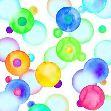 Molecules bond together. Multicolor molecules pattern. Stock Illustration