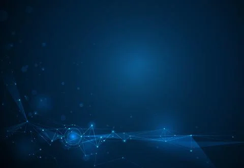 Molecules with Circles, Lines, Geometric, Polygon, Triangle pattern イラスト素材