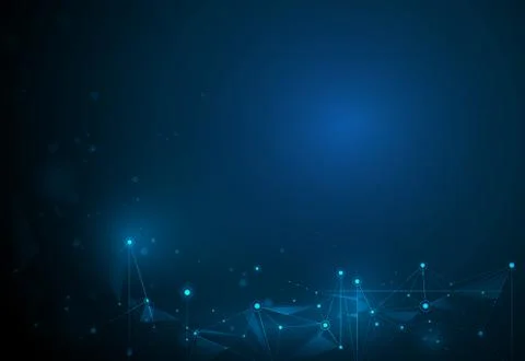 Molecules with Circles, Lines, Geometric, Polygon, Triangle pattern. イラスト素材