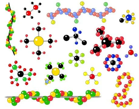 Molecules Stock Illustration