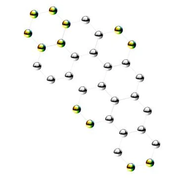 Molecules isolated icon Stock Illustration