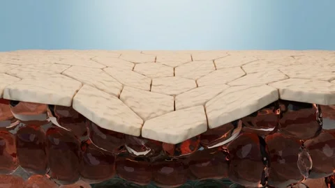 Molecules of Moisture serum drop to skin cells repair sagging to healthy sk.. Stock Footage 280968970