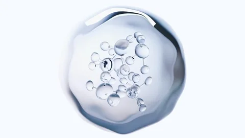 Molecules or atoms, molecular structure, biochemical. chemical formula Stock Footage 282013310