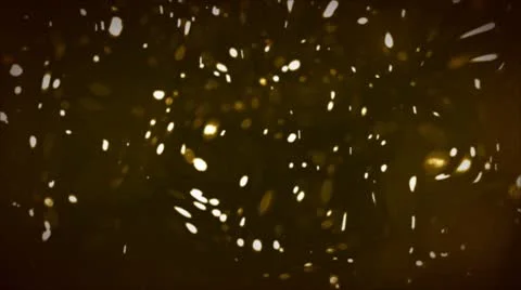 Molecules. Particles as amber highlights. Loop. Stock Footage 10683282