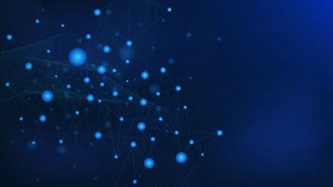 Molecules structure DNA helix or atom visualization Stock Illustration