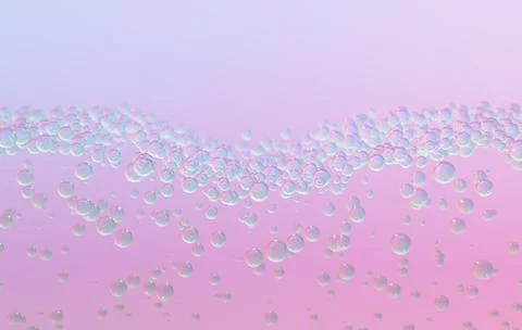 Molecules Under Surface Gather Stock Illustration