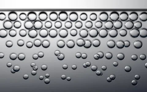 Molecules Underneath Gather Stock Illustration