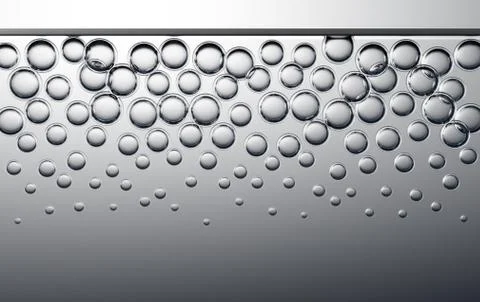 Molecules Underneath Gather Stock Illustration