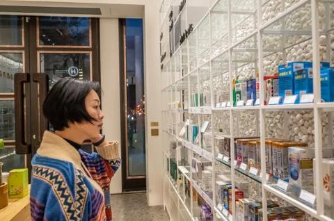 Molecure Pharmacy Stock Photos