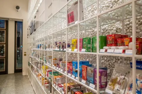 Molecure Pharmacy Stock Photos