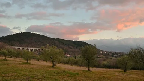Molise, winter landscape 12 Stock Footage 234013106