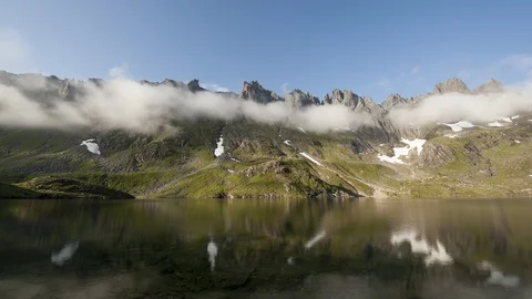 Molladalstindane in summer Stock Footage 87807082