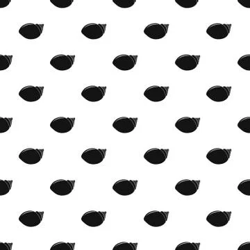 Mollusks Shell pattern seamless Stock Illustration