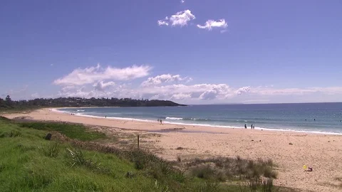 Mollymook Beach Timelapse Video stock 70355419