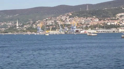 Molo di Trieste Stock Footage 80788488