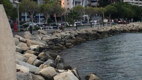 Molos Park in Limassol Stock Footage 83335870