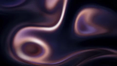 Molten Flow Loop Abstract Purple and Bronze Fluid Animation Stock Footage 317315884