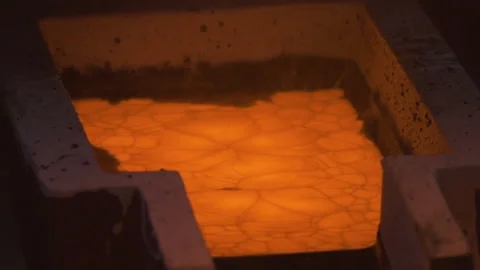 Molten gold Stock Footage 196675948