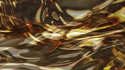 Molten Gold — Liquid Marble Texture Stock Footage 312164082