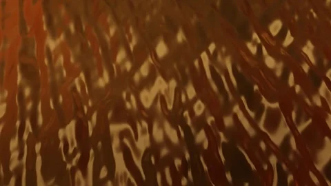 Molten Golden Reflective Texture Animated Background Stock Footage 344590130